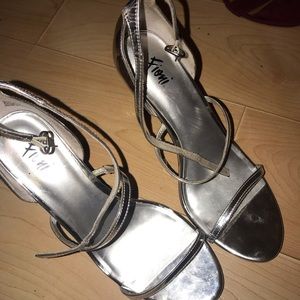 Silver heels
